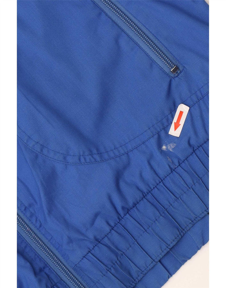 Vintage træningsdragt til mænd Topjakke Large Blue