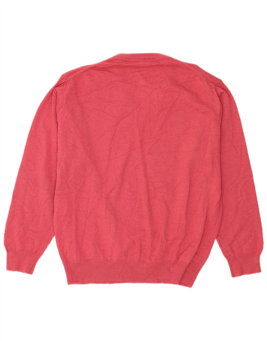 PIERRE CARDIN Herre V-hals sweater Medium Rød Uld