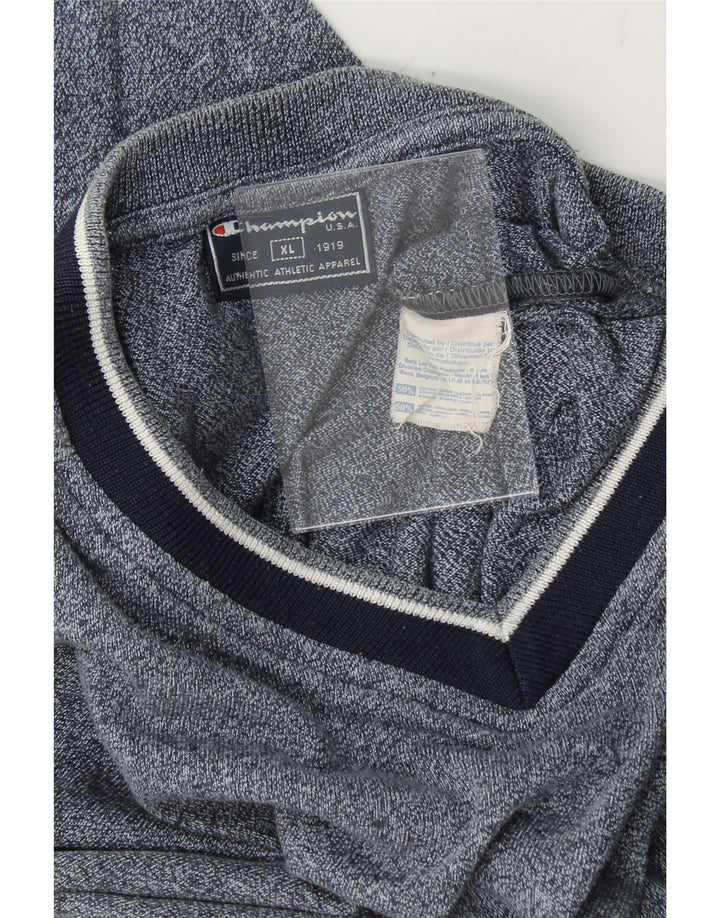CHAMPION Mens T-Shirt Top XL Grey Cotton Vintage Champion and Second-Hand Champion from Messina Hembry 