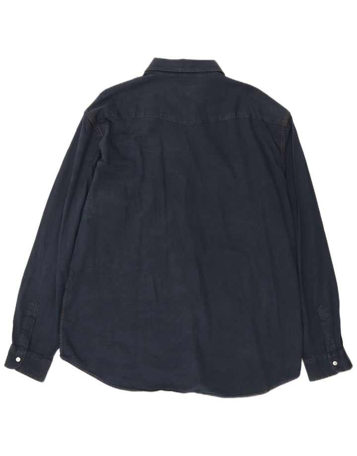 CARRERA Denimskjorte til mænd 2XL marineblå bomuld
