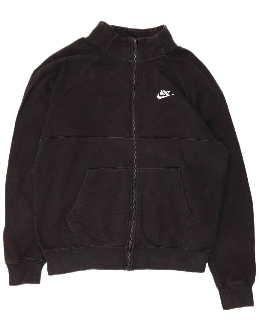 Nike træningsdragt til mænd, topjakke, medium sort bomuld