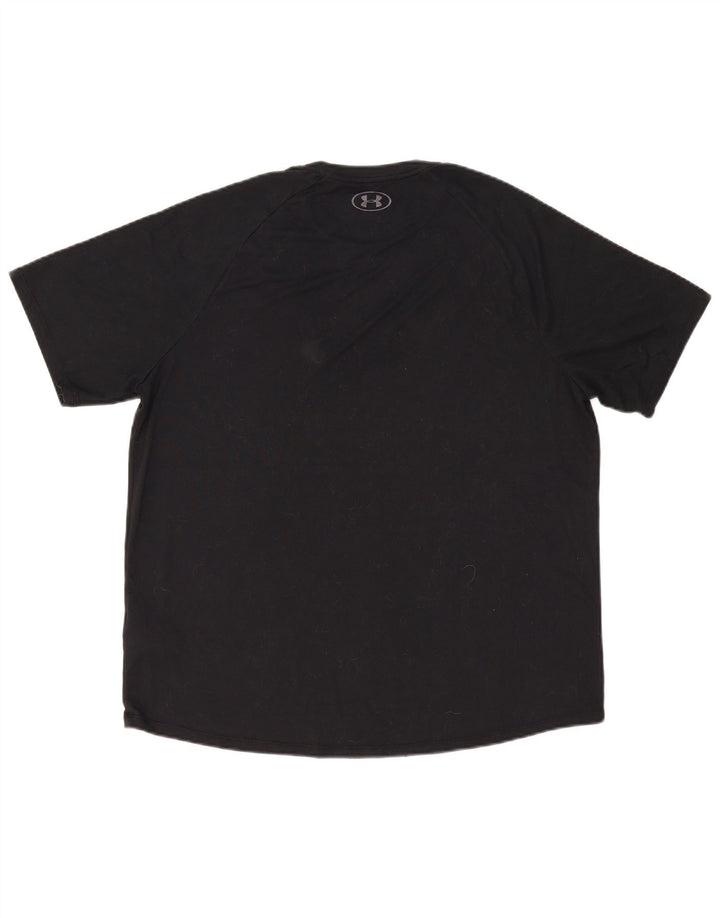 Under Armour Herre T-Shirt Top XL Sort Polyester