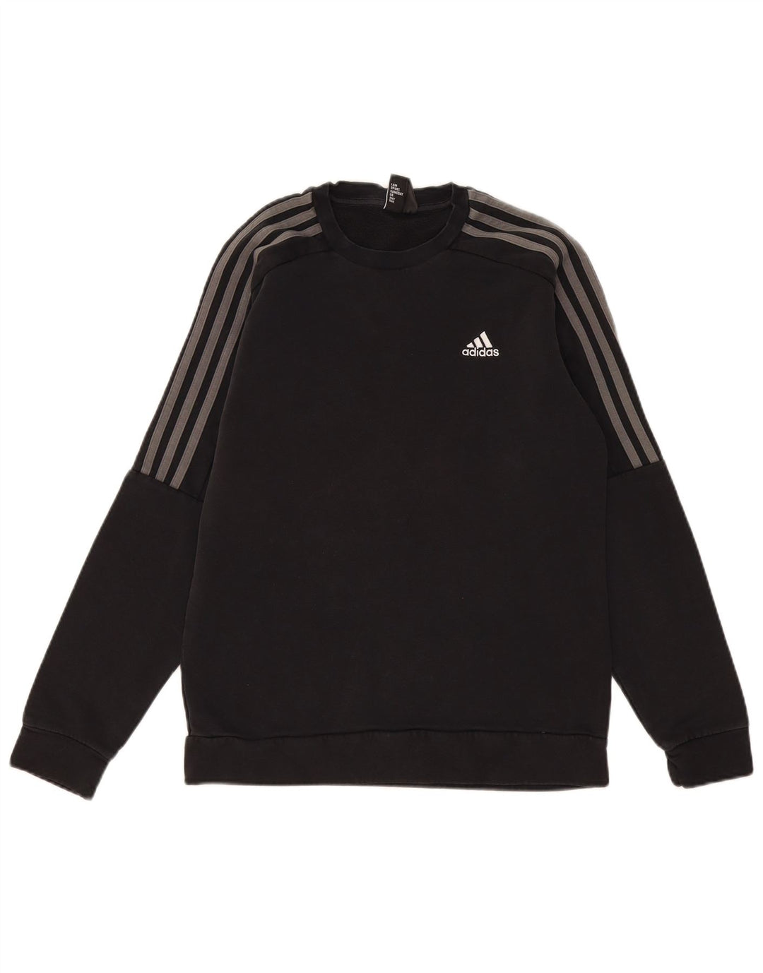 Adidas Sweatshirt til mænd, lille sort bomuld