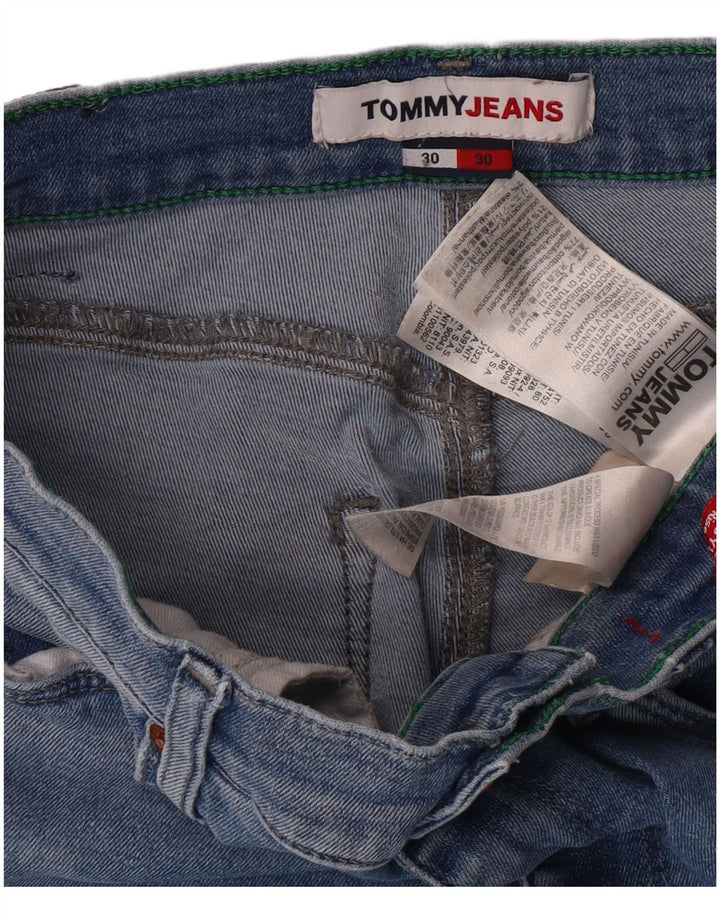 TOMMY HILFIGER Dame Skinny Jeans W30 L30 Blå Bomuld