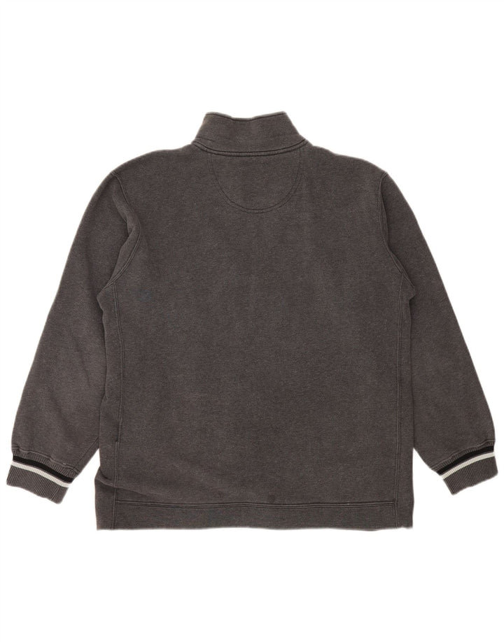 CHAMPION Sweatshirt med lynlås til mænd XL Grå bomuld