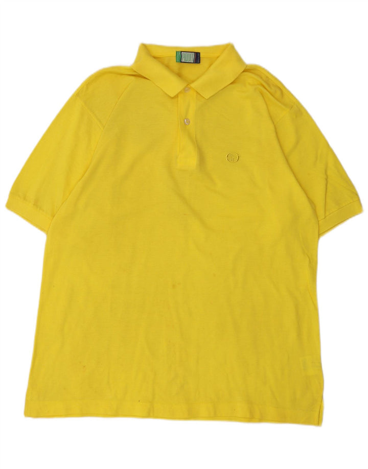 SERGIO TACCHINI Poloshirt til mænd IT 52 Stor gul bomuld