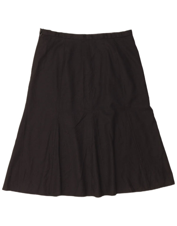 Orvis Trompetnederdel til kvinder US 18 2XL W38 Sort Uld