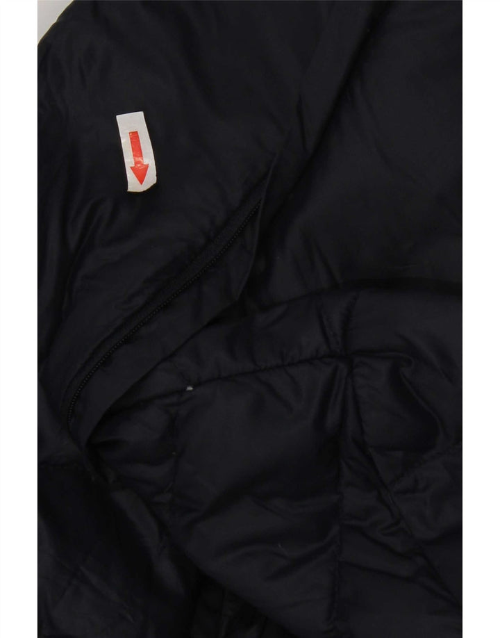 Calvin Klein Dame Polstret Frakke UK 16 Large Navy Blue Nylon