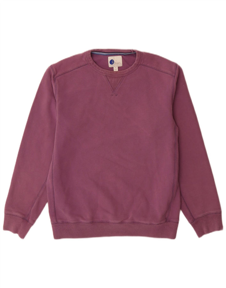 Boden Herre Sweatshirt Jumper Medium Lilla Bomuld