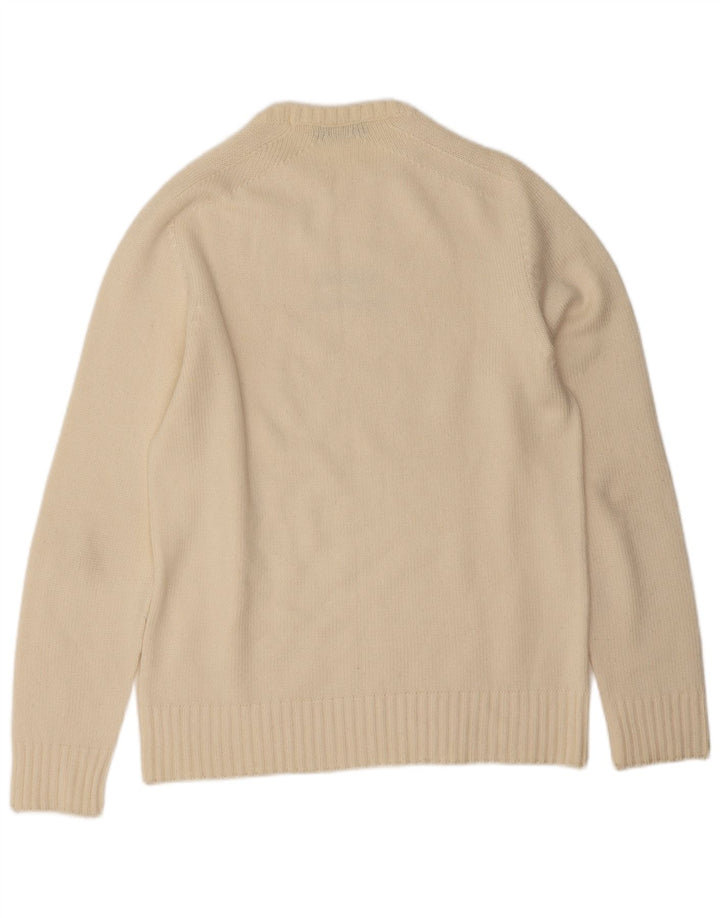 Guess By Marciano Herre sweater med rund hals, Medium Off White