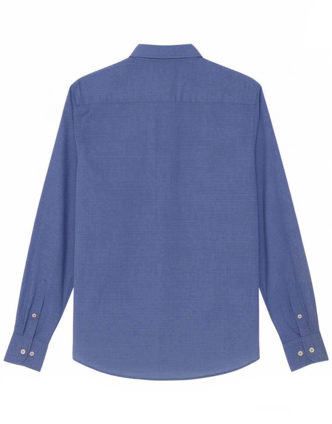 Massimo Dutti herreskjorte XL blå ternet bomuld