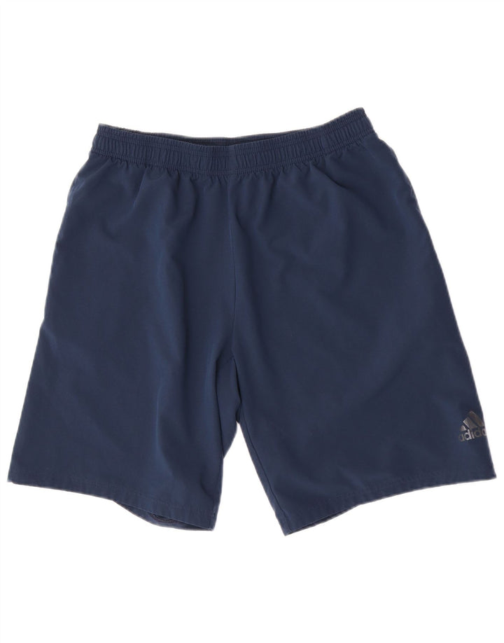 Adidas Herre Climalite Sportshorts store marineblå polyester
