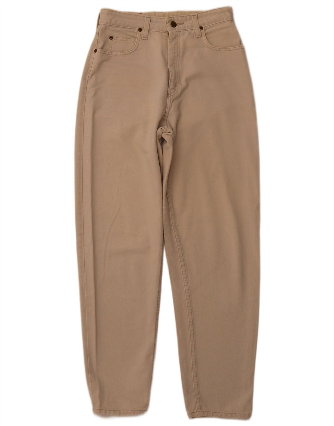 LEE Kvinder Højtaljede tilspidsede Jeans W26 L28 Beige