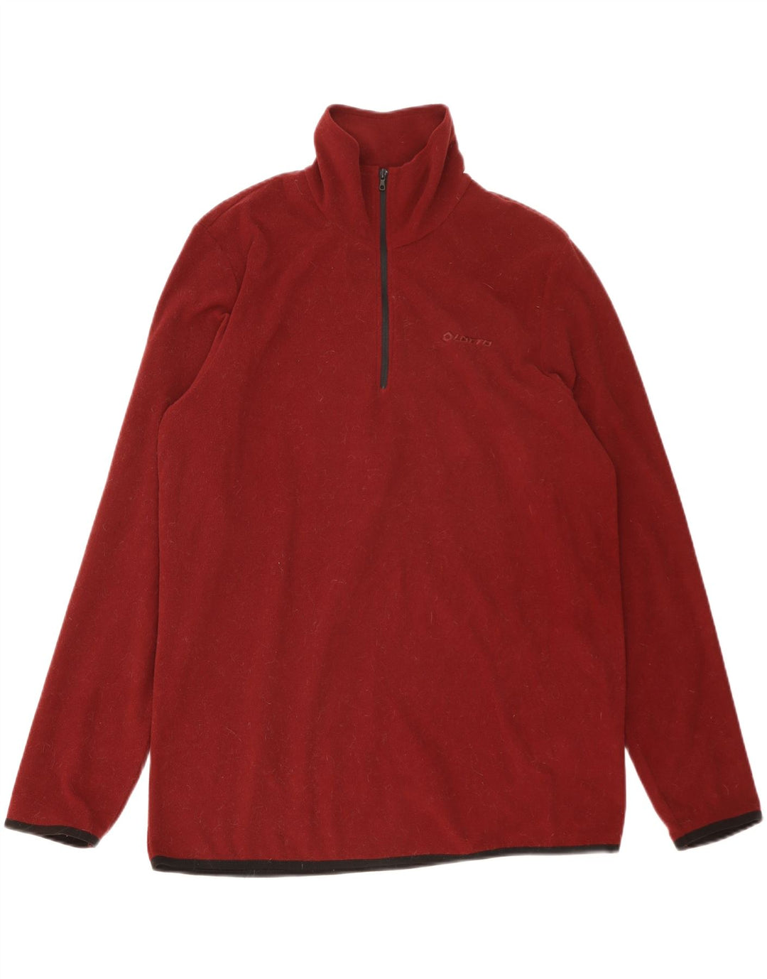 LOTTO Herre Life's Zip Neck Fleece Jumper 2XL Rødbrun Polyester