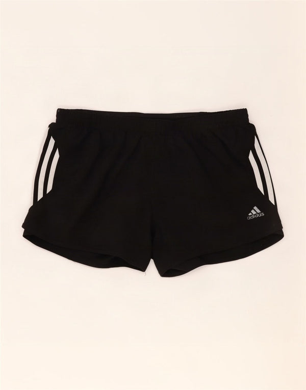 Adidas Womens Climacool Sports Shorts UK 10 Small Black Polyester