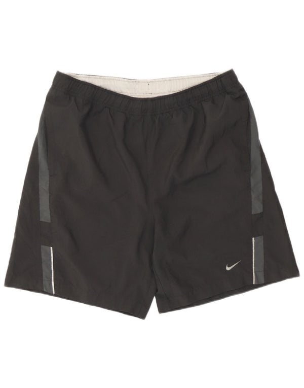 Nike Herre Sportshorts Medium Sort Colourblock Polyester Sports