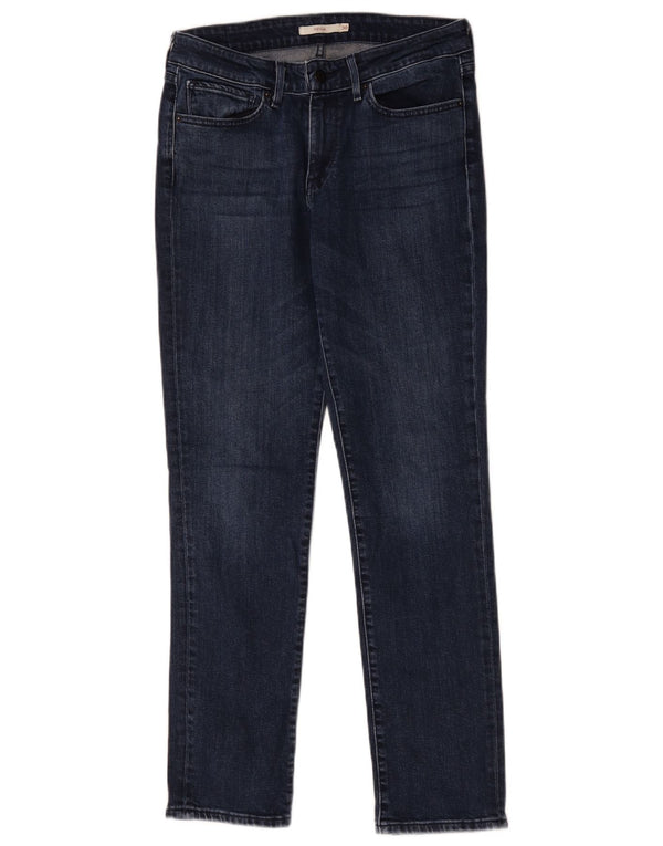 Levi's Dame 712 Slim Jeans W30 L30 Marineblå Bomuld
