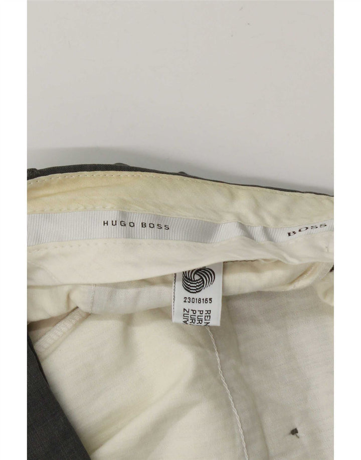Hugo Boss Herre Pegged Suit Bukser W34 L34 Grå