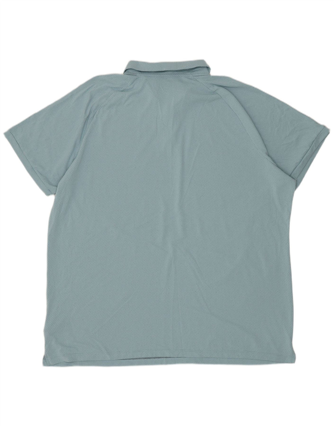 NIKE Poloskjorte til mænd 2XL blå stribet polyester