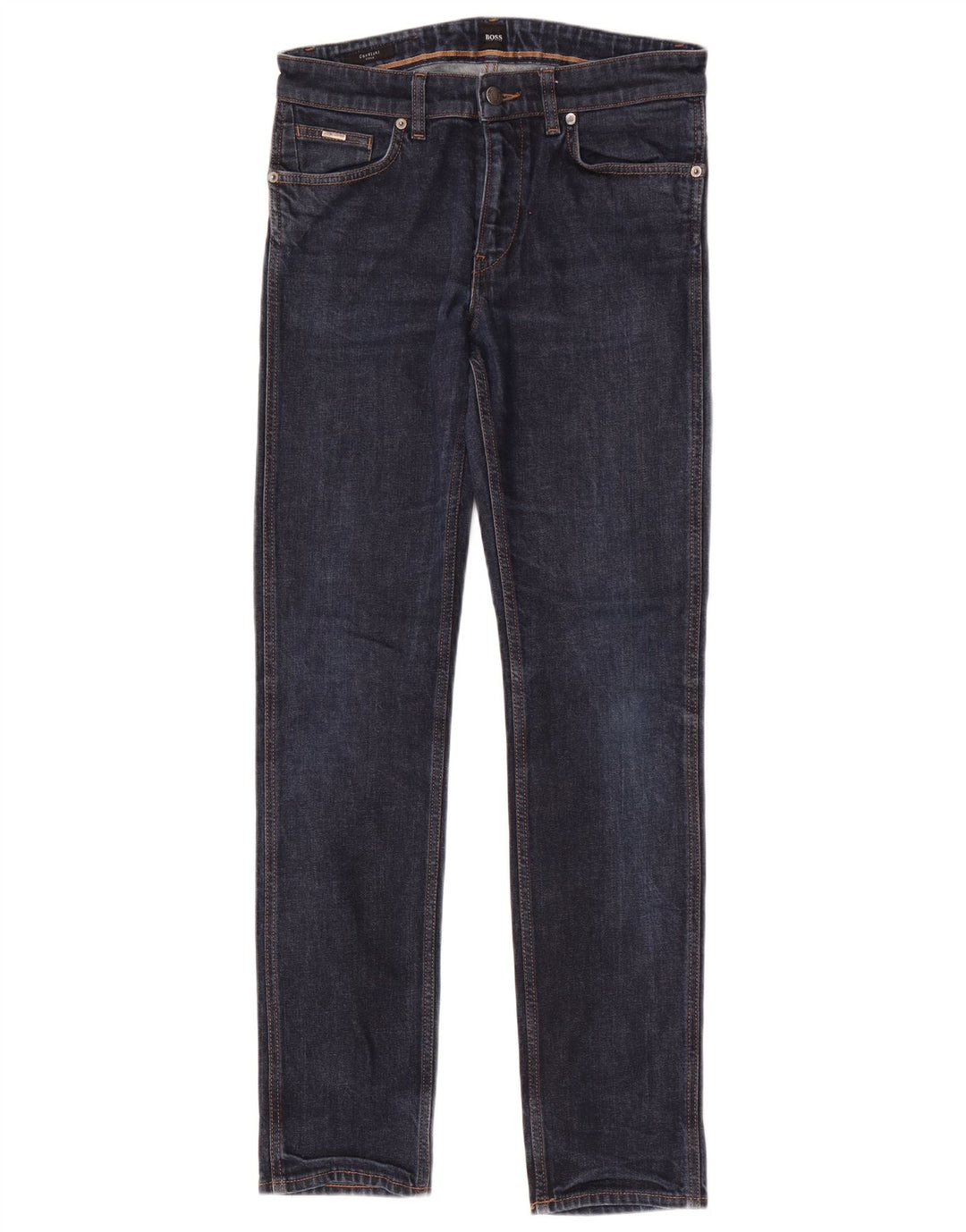 Hugo Boss Herre Stretch Slim Jeans W30 L32 Blå Bomuld
