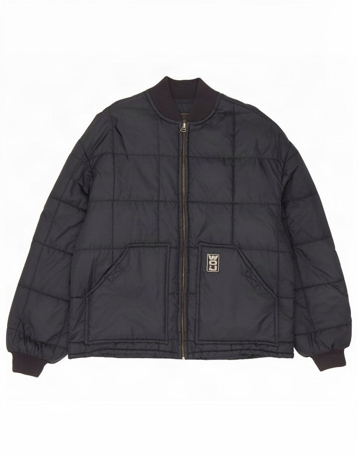 Casucci polstret jakke til mænd UK 42 XL marineblå nylon