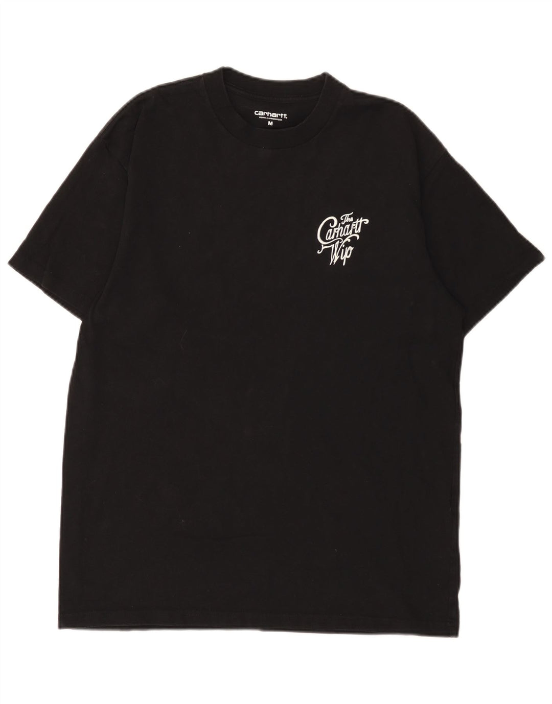 Carhartt Herre grafisk T-shirt Top Medium Sort Bomuld