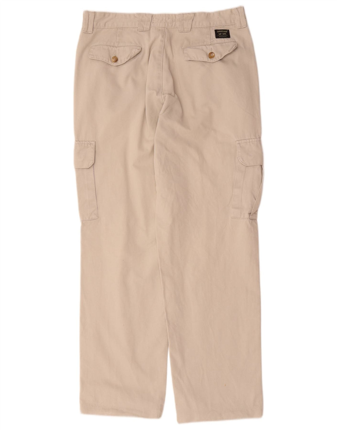 Lee Herre Straight Cargo Bukser W34 L32 Beige Bomuld