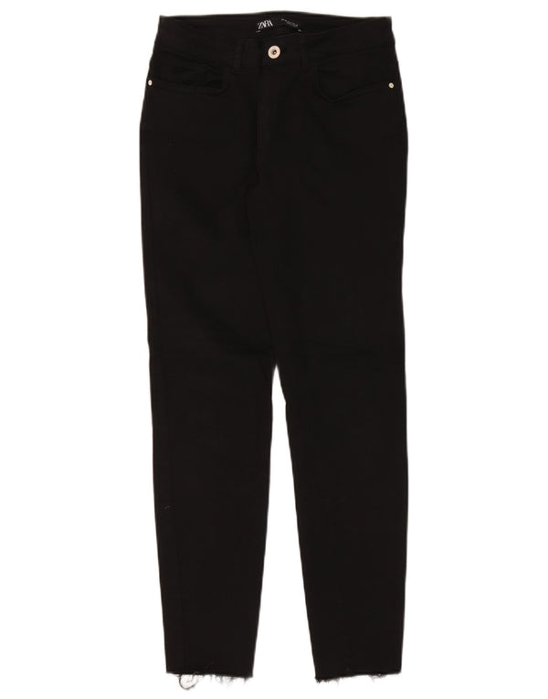 Zara Dame Skinny Jeans EU 36 XS W26 L28 Sort