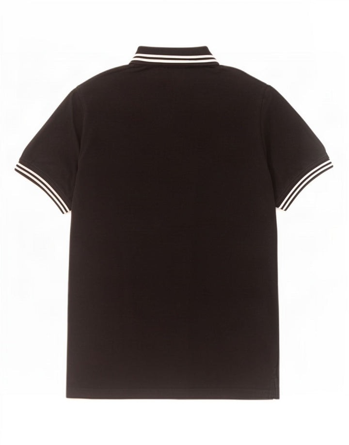 Kappa herre poloshirt stor sort stribet bomuld