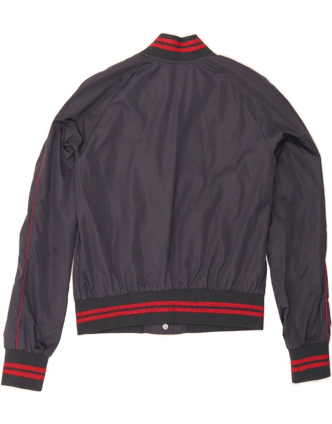 REFRIGIWEAR Womens Bomber Jacket IT 42 Medium Navy Blue Polyester Vintage Refrigiwear and Second-Hand Refrigiwear from Messina Hembry 