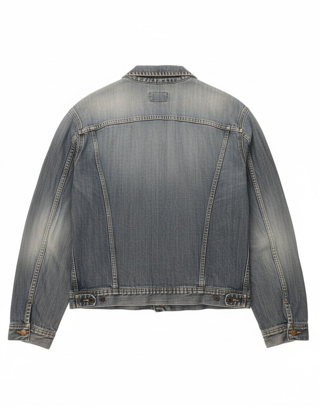 LEE Womens Denim Jacket UK 16 Large Blue Cotton