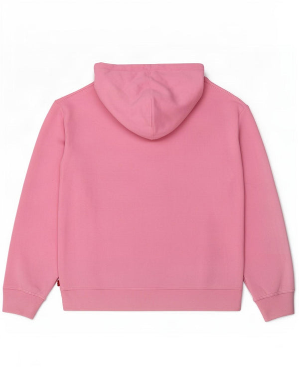 Levi's Grafisk hættetrøje til kvinder UK 14 Medium Pink Bomuld