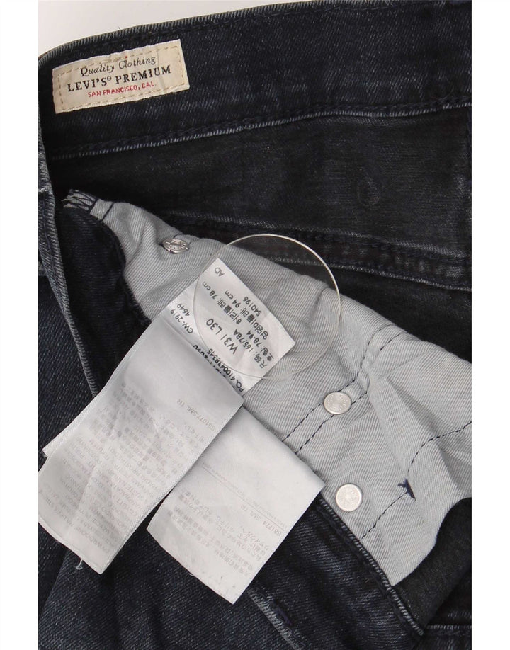 Levi's Herre 511 Slim Jeans W31 L30 Marineblå Bomuld