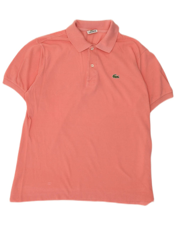 Lacoste herre poloshirt størrelse 4 Medium Pink bomuld