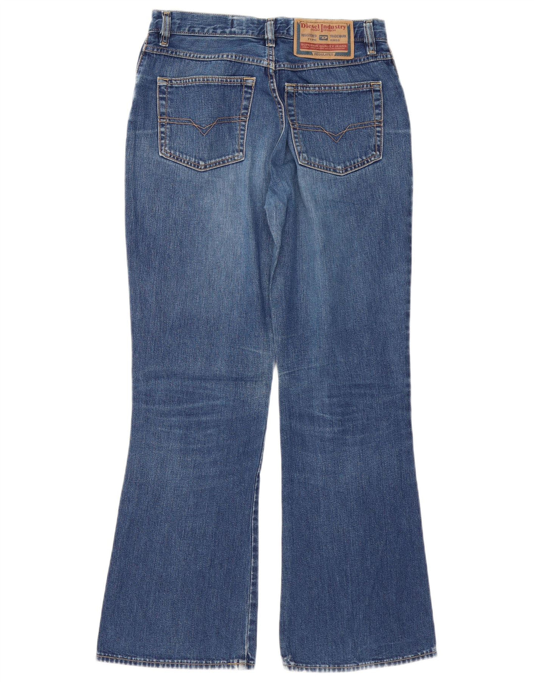 Diesel Dame Flared Jeans W29 L29 Blå