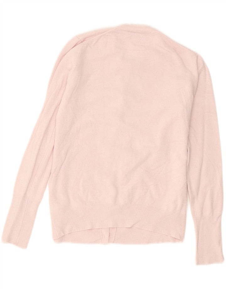 Zara Dame Cardigan Sweater UK 10 Small Pink