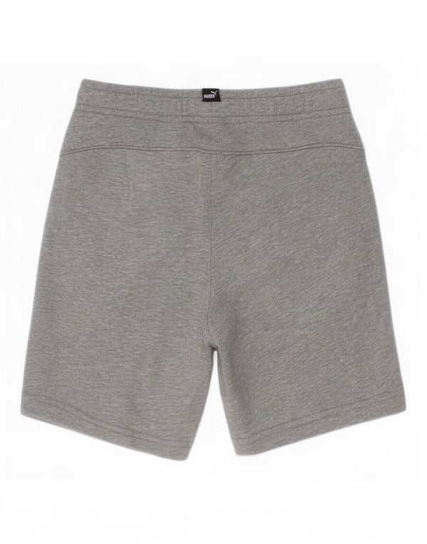 Puma Boys Sports Shorts 7-8 år Grå Bomuld