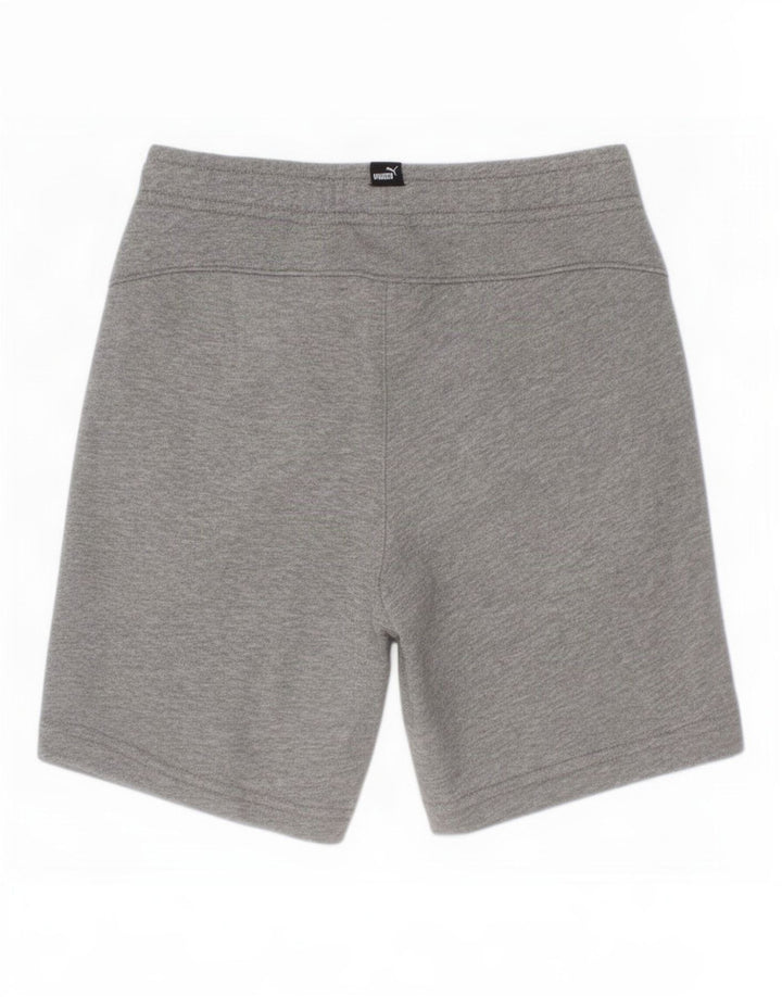 Puma Boys Sports Shorts 7-8 år Grå Bomuld