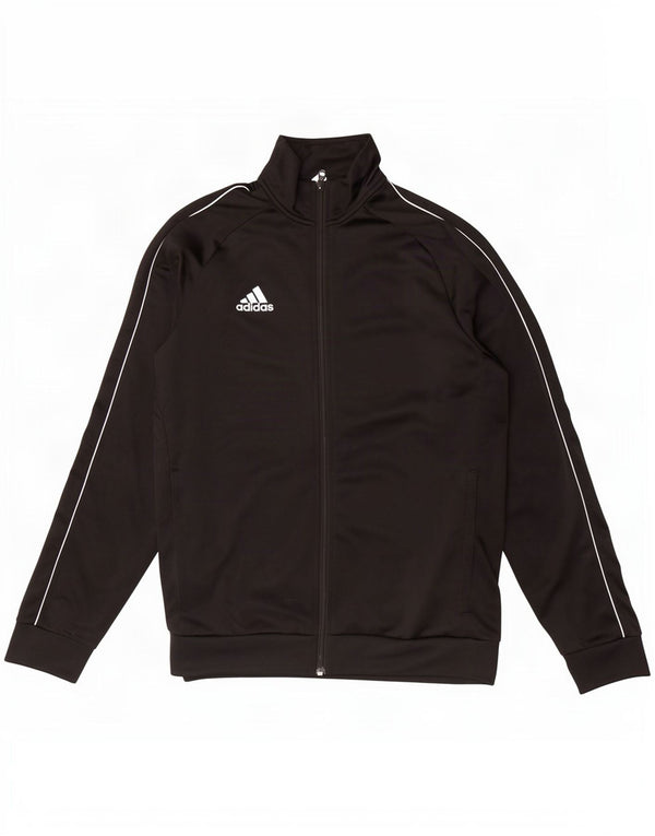 Adidas Mens Tracksuit Top Jacket Medium Black Polyester