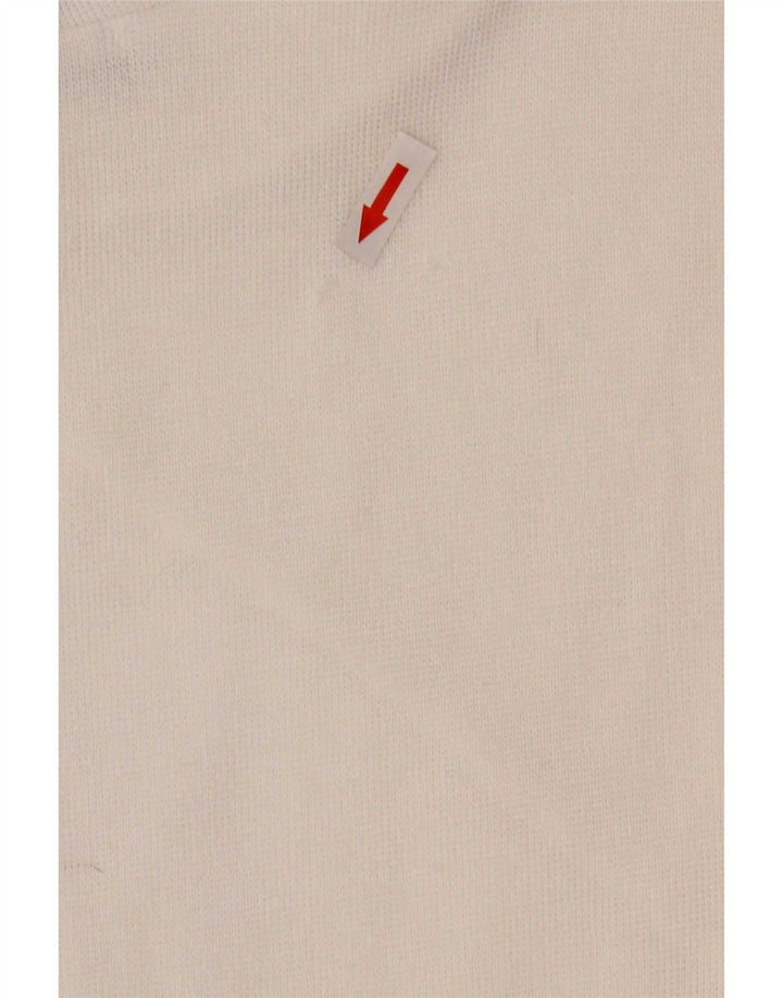 Zara Dame Langærmet Shift Dress UK 14 Medium White Polyester