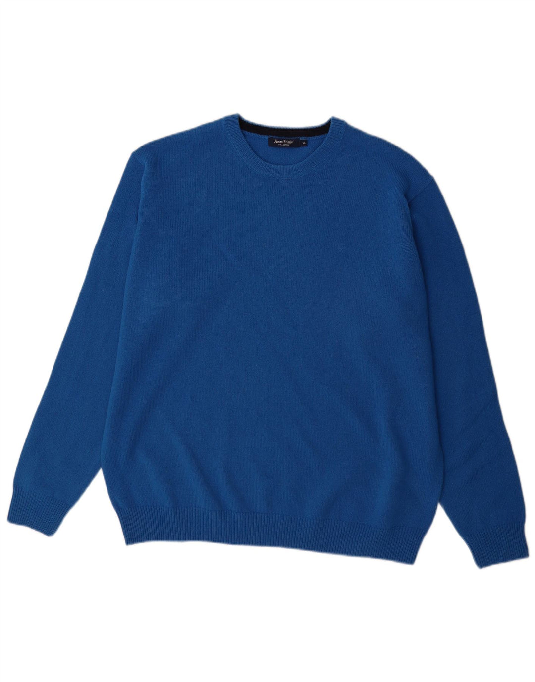 James Pringle Herre Jumper Sweater med rund hals XL blå uld