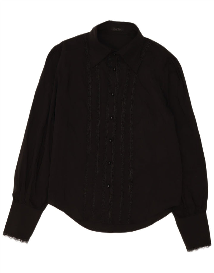Punk Rave herreskjorte XL sort polyester