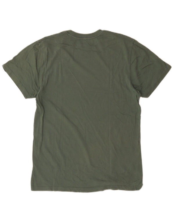 Vans Herre Custom Fit grafisk T-shirt top mellemgrøn bomuld
