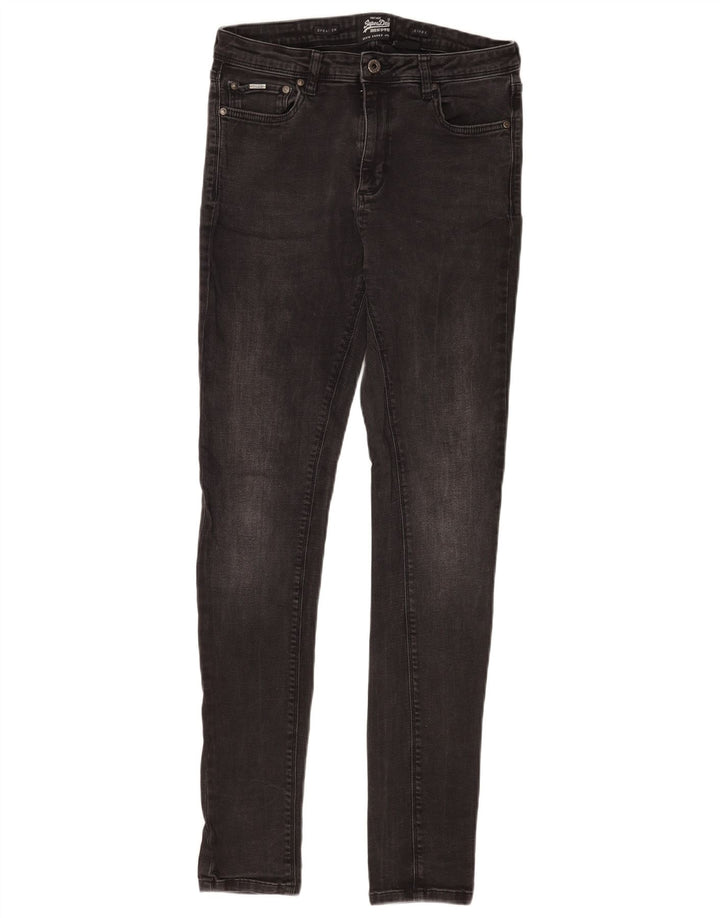 Superdry Womens Skinny Jeans  W32 L34 Grey Cotton