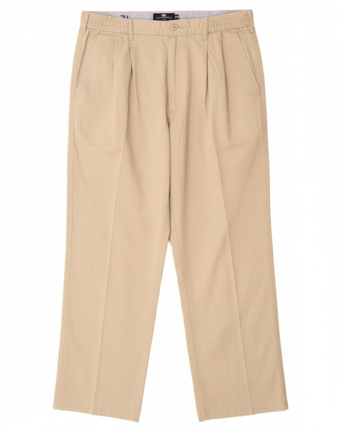 Marks & Spencer Herre Blue Harbor Pegged Chino Bukser W34 L29 Beige