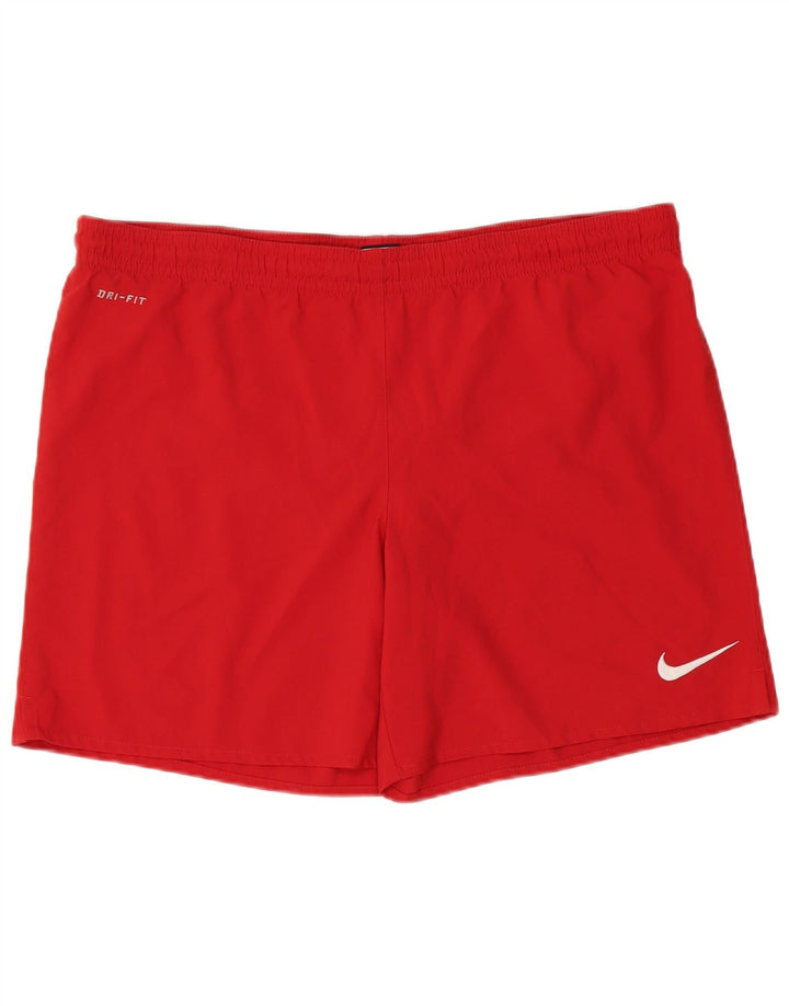 NIKE Herre Dri Fit Sportshorts Medium Rød Polyester
