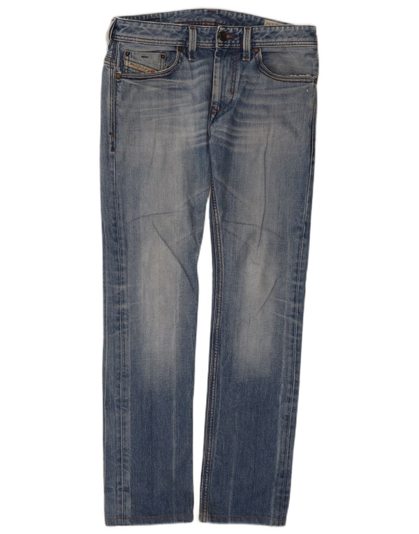 Diesel Womens Thanaz Slim Skinny Jeans W28 L30 Blue Cotton