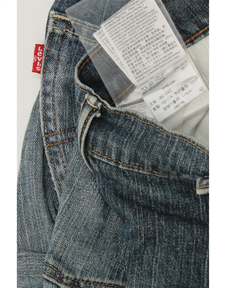 Levi's Herre tilspidsede jeans W40 L34 blå bomuld