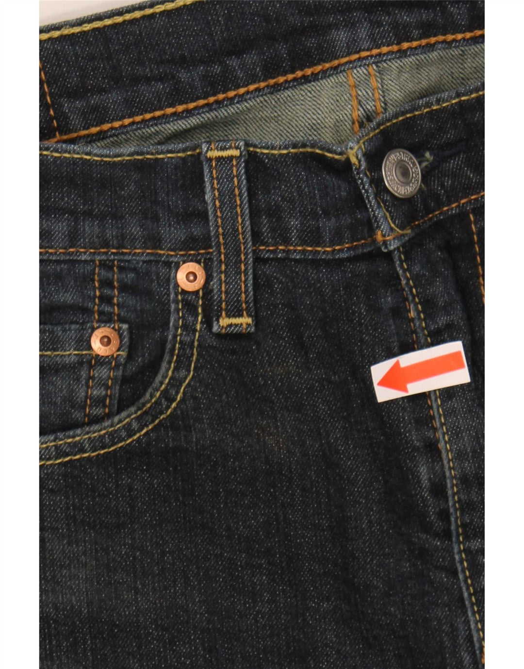 Levi's Herre 505 Regular Straight Jeans W31 L30 Navy Blue
