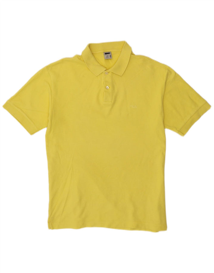 Fila Herre poloshirt Medium Gul